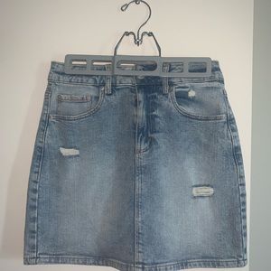 Garage Jean Skirt